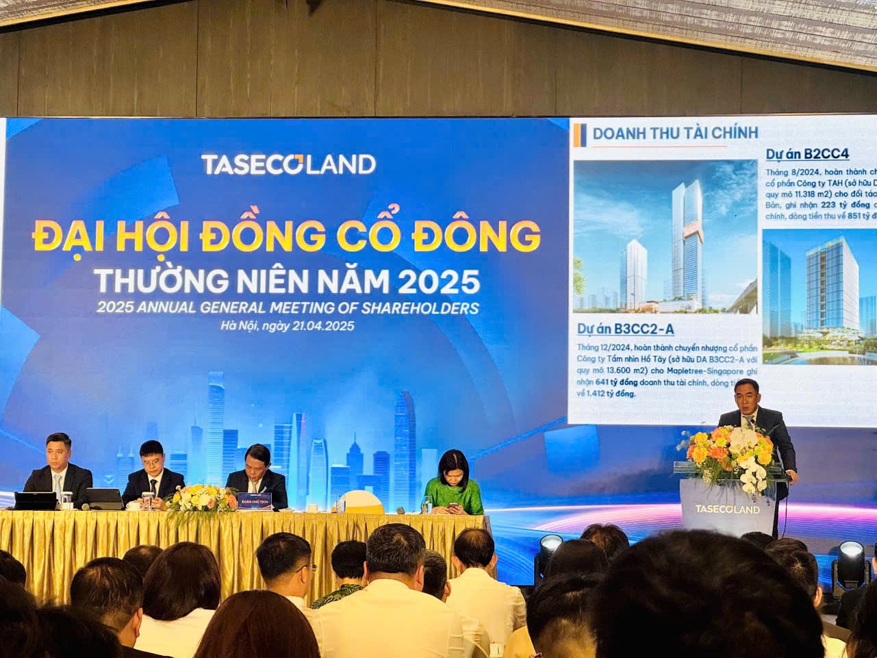 Taseco Land đại hội cổ đông thường niên năm 2025